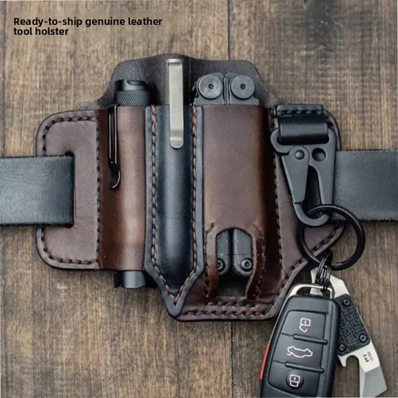 Leather EDC Tool Pouch Outdoor - Edc Carry Fanny Pack recension och pris