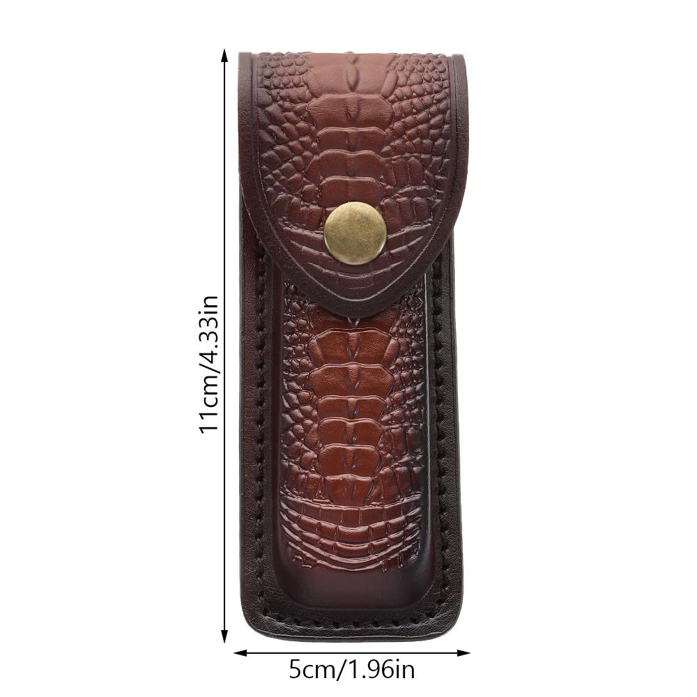 Cowhide Leather Sheath for Fol - Edc Everyday Carry Knives recension och pris