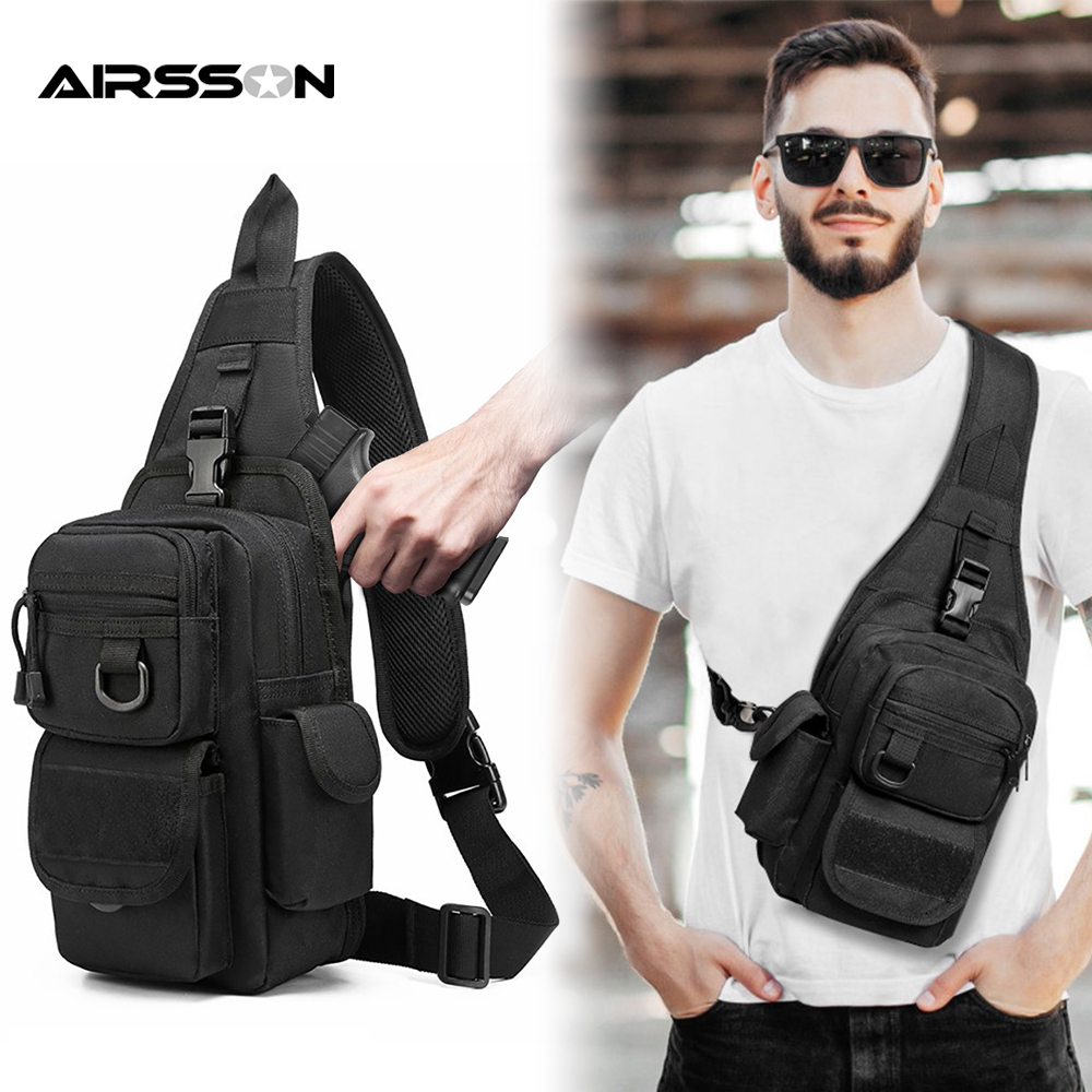Tactical Pistol Bag Concealed  - Edc Concealed Carry Sling Bag recension och pris