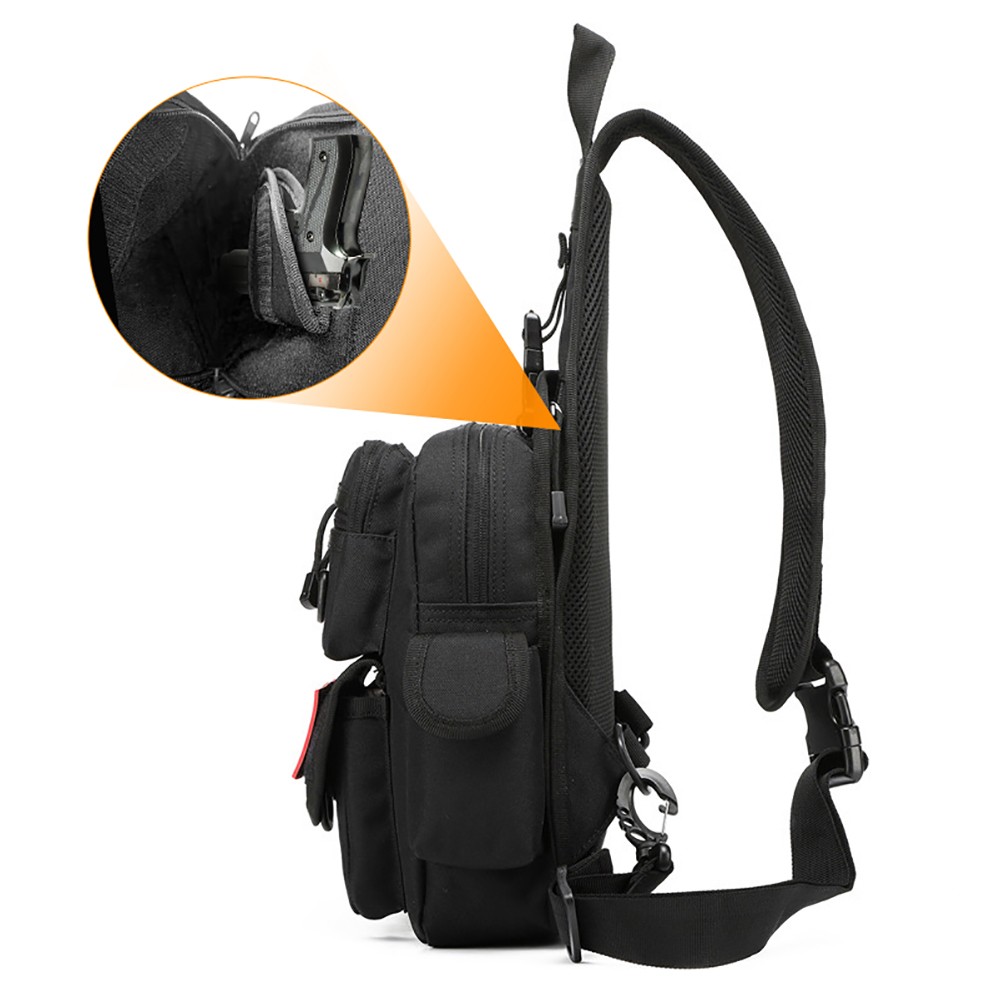 Tactical Pistol Bag Concealed  - Edc Concealed Carry Sling Bag recension och pris