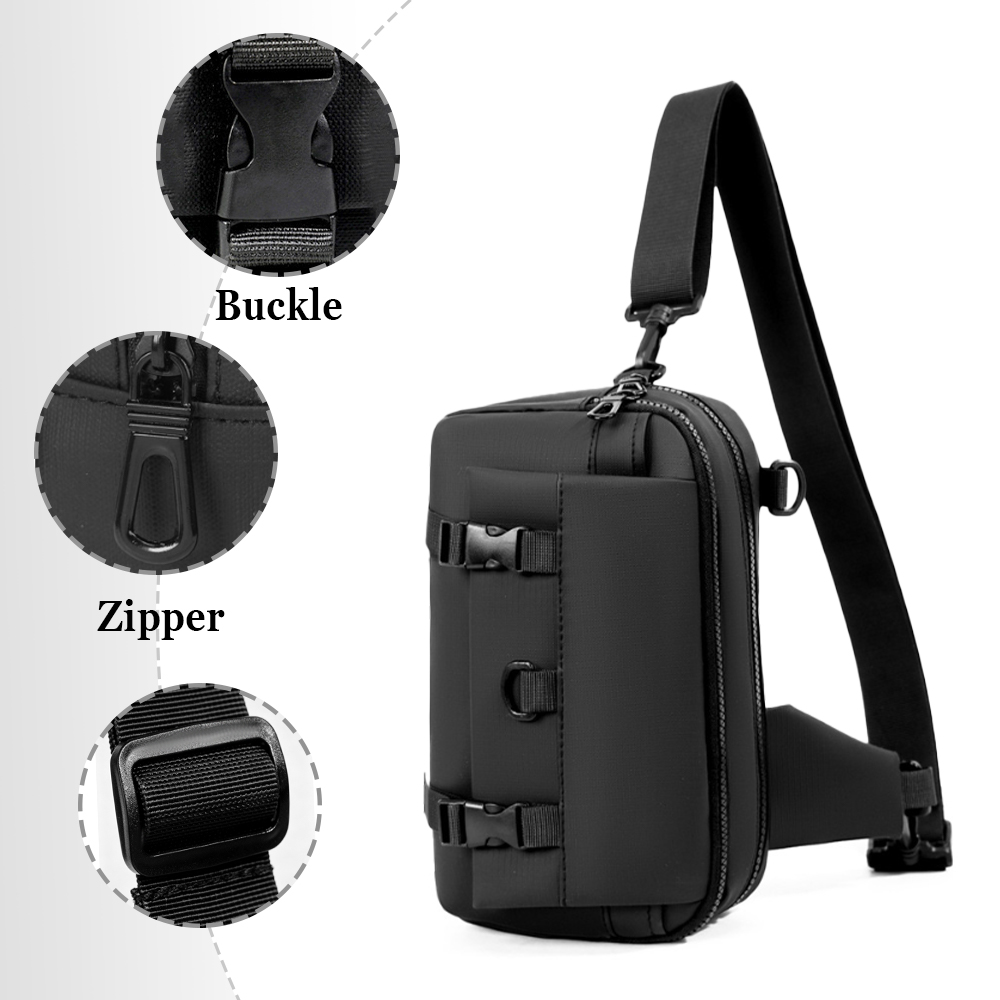 Tactical Pistol Gun Bag Concea - Edc Concealed Carry Sling Bag recension och pris