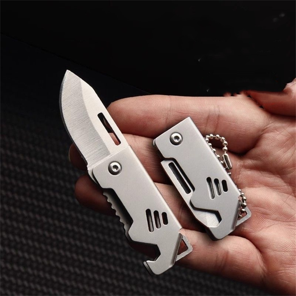 Portable Folding Knife Keychai - Edc Everyday Carry Knives recension och pris