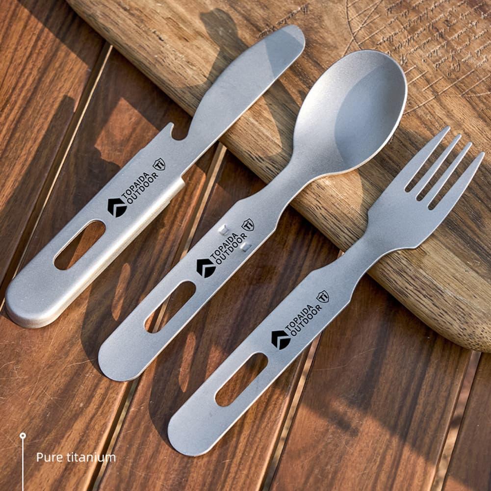 3 in 1 Titanium Camping Fork S - Edc Everyday Carry Knives recension och pris